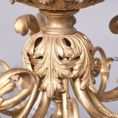 Elegant Gilded 5 lamp Chandelier Antique Lighting 7