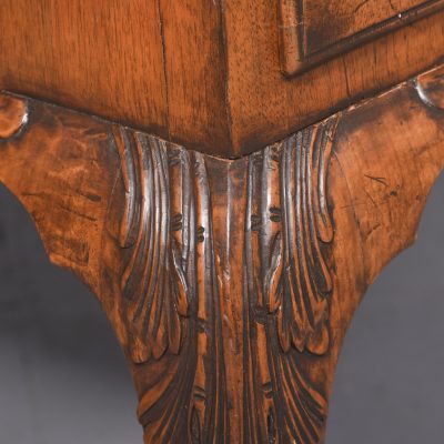 Early Georgian-Style, Freestanding Figured Walnut Writing Desk antique writing desk Antique Desks 4