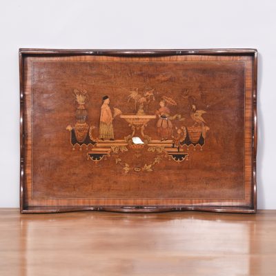 Mahogany and Inlaid Tray Antique Trays 3