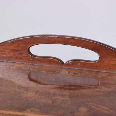 Mahogany and Inlaid Tray Antique Trays 9