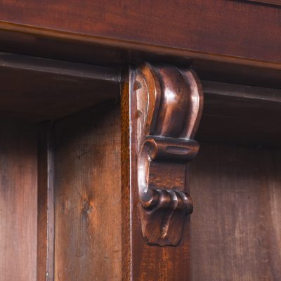 Early Victorian Scottish Mahogany Open Bookcase - Image 4