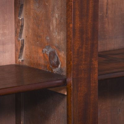 Early Victorian Scottish Mahogany Open Bookcase - Image 5