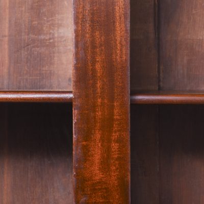 Early Victorian Scottish Mahogany Open Bookcase - Image 6