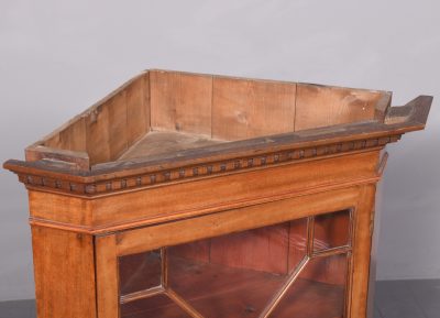 Large Georgian Style Corner Cabinet Antique Cabinets 4