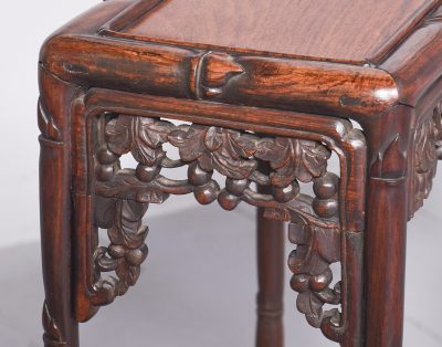 Quartetto of Hongmu Qing Dynasty tables nest Antique Furniture 15