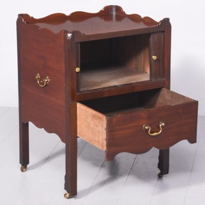 George III Mahogany Commode commode Antique Chests 10