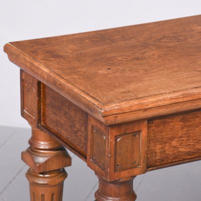 Wide William IV Pollard Oak Hall Table Hall Table Antique Furniture 4