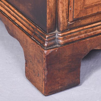 Early Georgian-Style Figured Walnut, Freestanding Kneehole Writing Desk antique writing desk Antique Desks 7