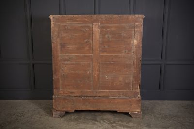 George III Low Oak Wardrobe antique wardrobes Antique Furniture 10