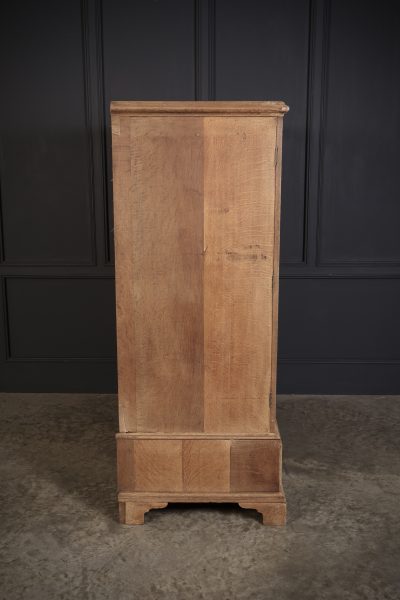 George III Low Oak Wardrobe antique wardrobes Antique Furniture 11