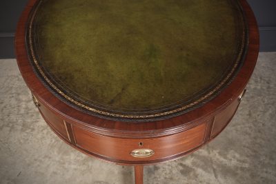 Georgian Mahogany Oval Drum Table Drum table Antique Furniture 10