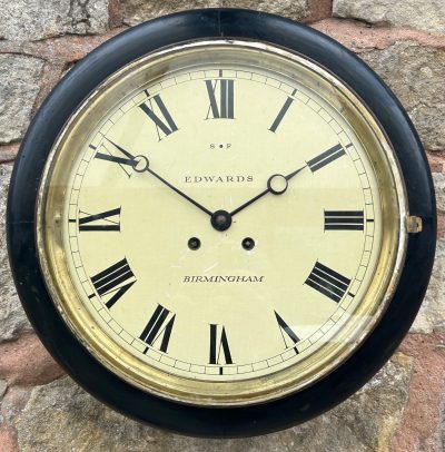 Awesome Large Industrial Antique Dial Clock – ca 1900 Dial Wall Clock Antique Clocks 7