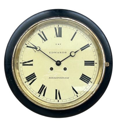 Awesome Large Industrial Antique Dial Clock – ca 1900 Dial Wall Clock Antique Clocks 13