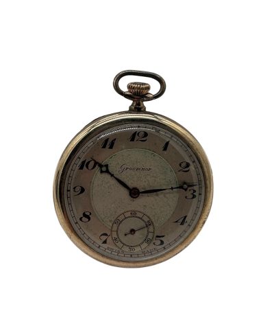 Fabulous Antique Rolled Gold Gentleman’s Dress Open Face Pocket Watch collectible pocket watch Antique Clocks 3