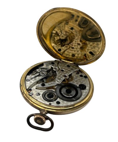 Fabulous Antique Rolled Gold Gentleman’s Dress Open Face Pocket Watch collectible pocket watch Antique Clocks 8