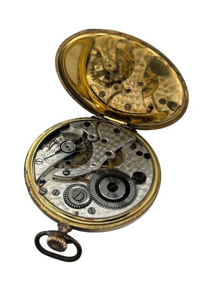 Fabulous Antique Rolled Gold Gentleman’s Dress Open Face Pocket Watch collectible pocket watch Antique Clocks 9