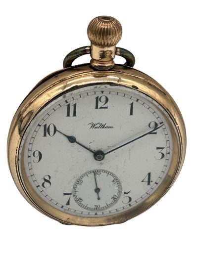 Exquisite Antique Waltham Rolled Gold Case Pocket Watch – ca 1910 collectible pocket watch Antique Watches 4