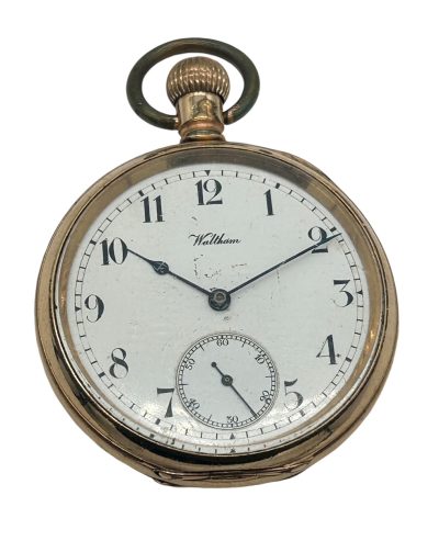 Exquisite Antique Waltham Rolled Gold Case Pocket Watch – ca 1910 collectible pocket watch Antique Watches 8