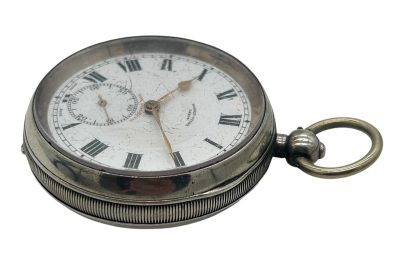 Stunning Antique Key Wind Fusee Open Face Pocket Watch – Harris Stone Leeds - Image 7