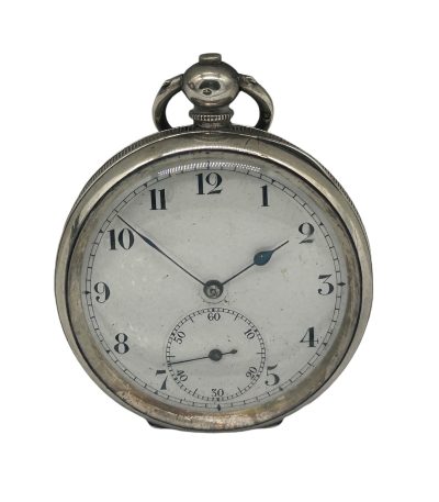 Awesome Antique English Silver Case Open face Pocket Watch collectible pocket watch Antique Watches 3