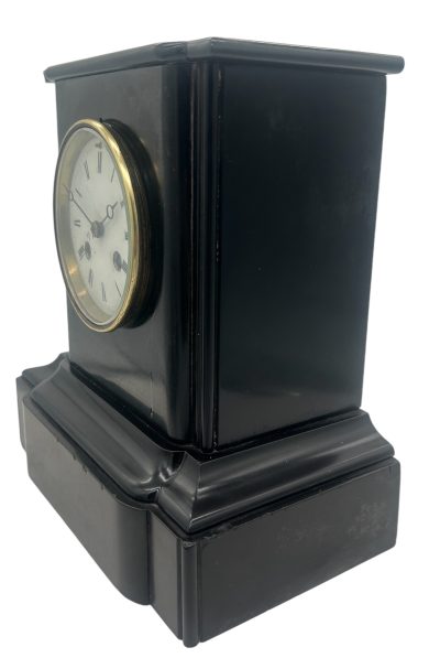 Lovely Edwardian architectural Slate Mantel Clock – 8 Day bell striking Clock Mantel Clock Antique Clocks 6