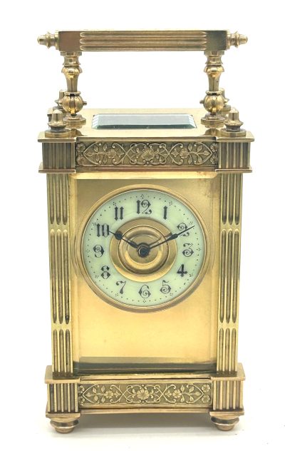 Fantastic Antique Edwardian French 8 day Carriage clock– ca 1900 carriage clock Antique Clocks 3