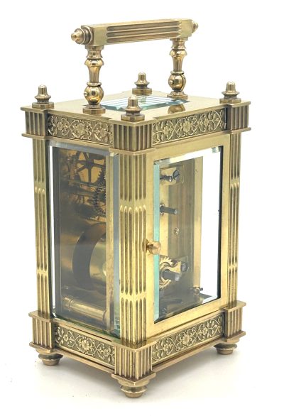 Fantastic Antique Edwardian French 8 day Carriage clock– ca 1900 carriage clock Antique Clocks 8