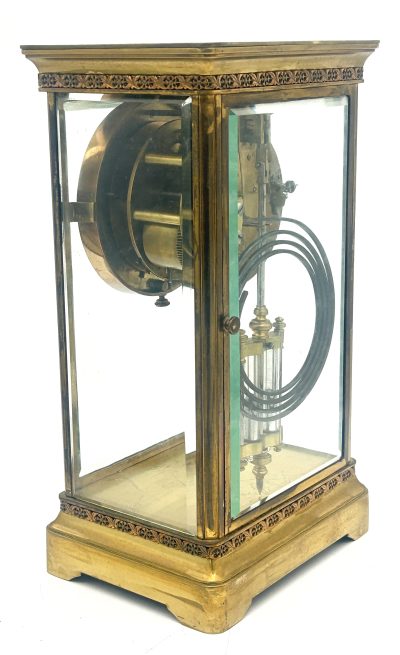 Fabulous French 4 glass regulator Mantel Clock – ca1880 Regulator clock Antique Clocks 8