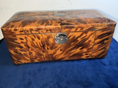 Tortoise Shell tea caddy Antique Boxes 22