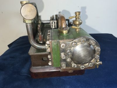 STATIC STEAM ENGINE SCRATCH BUILT CIRCA 1920’s Architectural Antiques 8