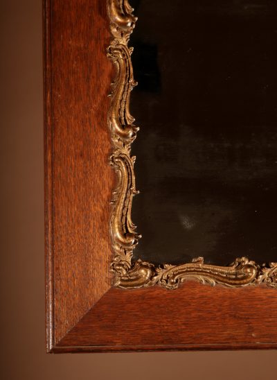 Original Oak And Gesso Framed Mirror In The Rococo Style. Rococo Antique Mirrors 6