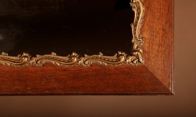 Original Oak And Gesso Framed Mirror In The Rococo Style. Rococo Antique Mirrors 7