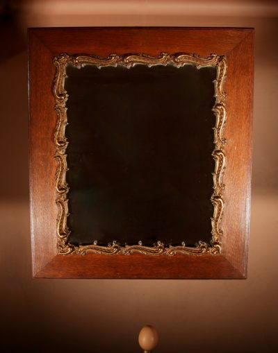 Original Oak And Gesso Framed Mirror In The Rococo Style. Rococo Antique Mirrors 3