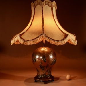 Impressive WMF – Design Paul Haustein, “Ikora Metall” Dinanderie Copper Table Lamp Circa 1927. Table Lamp Antique Lighting