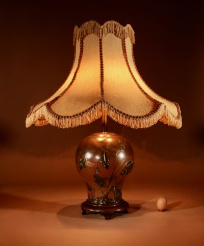 Impressive WMF – Design Paul Haustein, “Ikora Metall” Dinanderie Copper Table Lamp Circa 1927. Table Lamp Antique Lighting 3