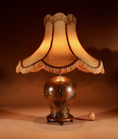 Impressive WMF – Design Paul Haustein, “Ikora Metall” Dinanderie Copper Table Lamp Circa 1927. Table Lamp Antique Lighting 4