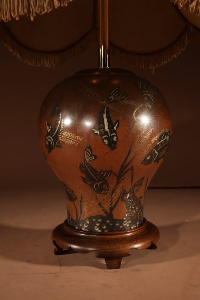 Impressive WMF – Design Paul Haustein, “Ikora Metall” Dinanderie Copper Table Lamp Circa 1927. Table Lamp Antique Lighting 5