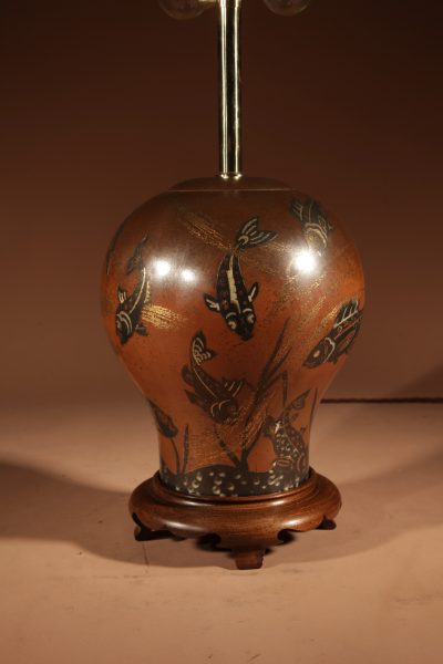 Impressive WMF – Design Paul Haustein, “Ikora Metall” Dinanderie Copper Table Lamp Circa 1927. Table Lamp Antique Lighting 7