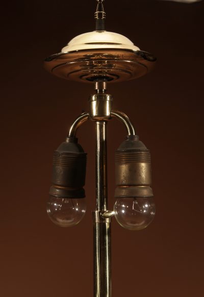 Impressive WMF – Design Paul Haustein, “Ikora Metall” Dinanderie Copper Table Lamp Circa 1927. Table Lamp Antique Lighting 11