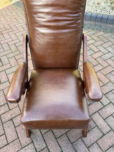 Charles Bevan Reclining Armchair 19th century Antique Chairs 18