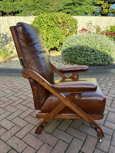 Charles Bevan Reclining Armchair 19th century Antique Chairs 16