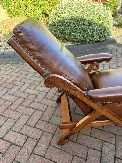 Charles Bevan Reclining Armchair 19th century Antique Chairs 12