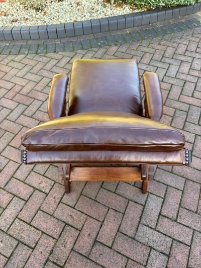 Charles Bevan Reclining Armchair 19th century Antique Chairs 11