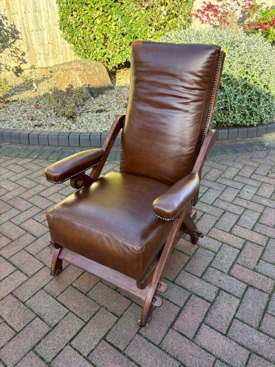 Charles Bevan Reclining Armchair 19th century Antique Chairs 6