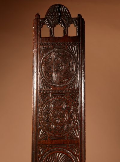 An Oak Early Very Finely Chip Carved Dutch Mangle Board. Circa 1800. carving Antique Collectibles 5