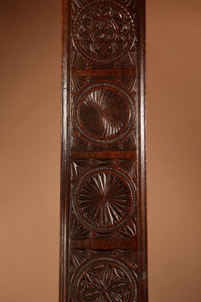 An Oak Early Very Finely Chip Carved Dutch Mangle Board. Circa 1800. carving Antique Collectibles 6