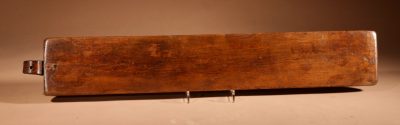 Early Dated 1728 Stylish Norwegian Mangle Board carving Antique Sculptures 14