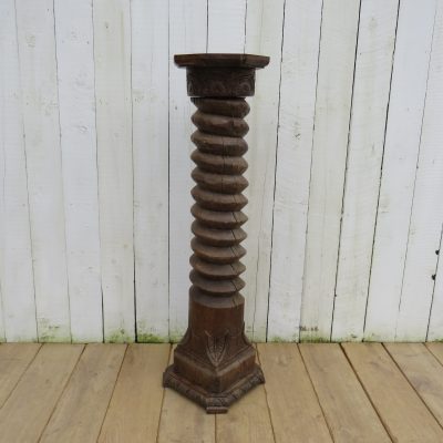 Antique French Oak Pedestal Antique Furniture 3