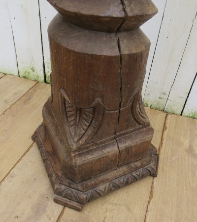 Antique French Oak Pedestal Antique Furniture 7