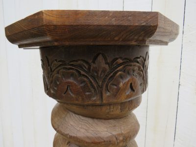 Antique French Oak Pedestal Antique Furniture 4